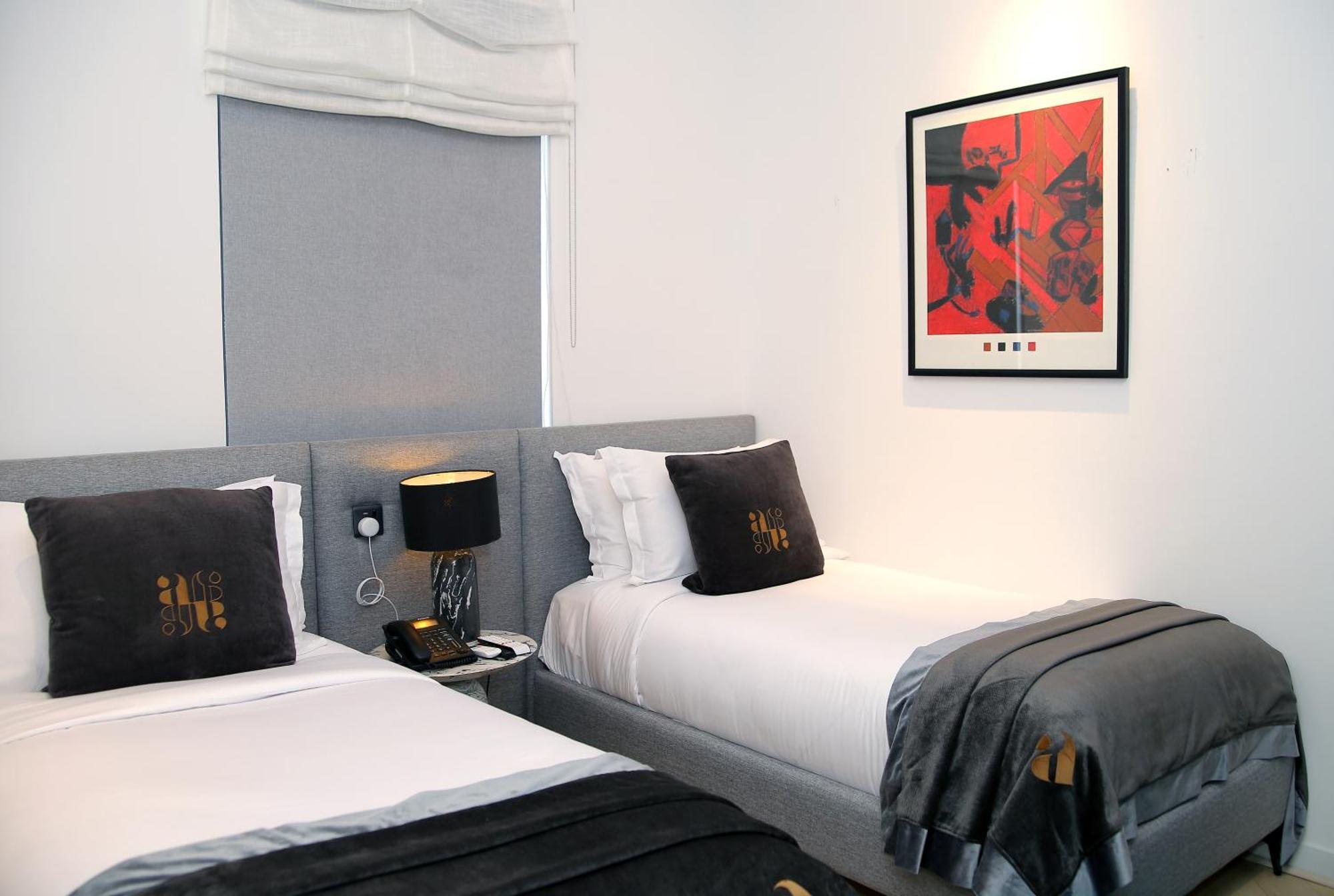 Ambiance Boutique Art Hotel Lahore Pokoj fotografie A bedroom at the hotel